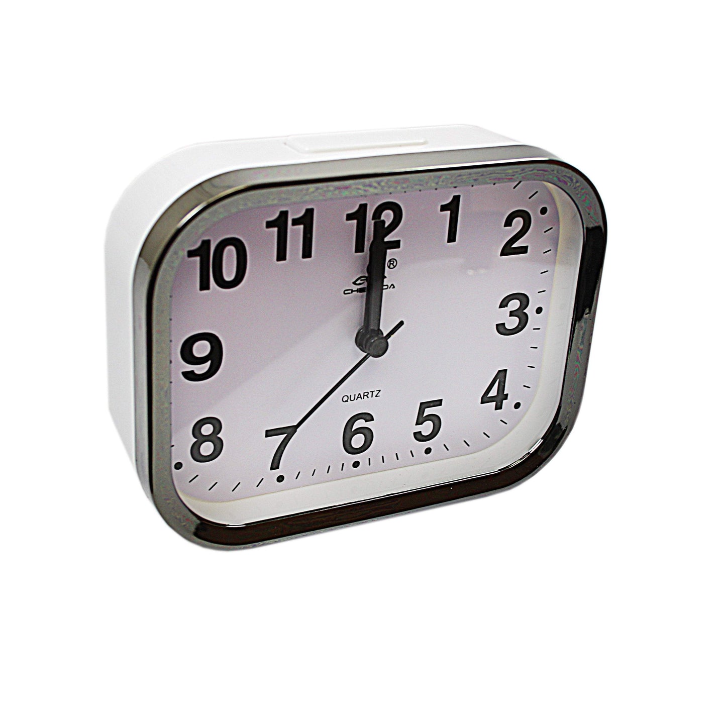 Rectangular Quartz Bedroom Desk Alarm Clock Assorted Colours 4736 A