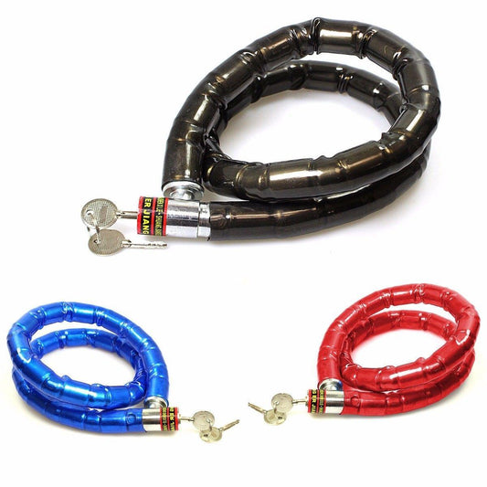 Heavy Duty Bicycle Bike Lock Assorted Colours 1903 (Parcel Rate)