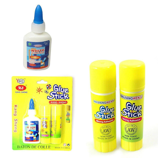 Multi Stationery Glue Stick Set Pack of 3 2840 (Parcel Rate)