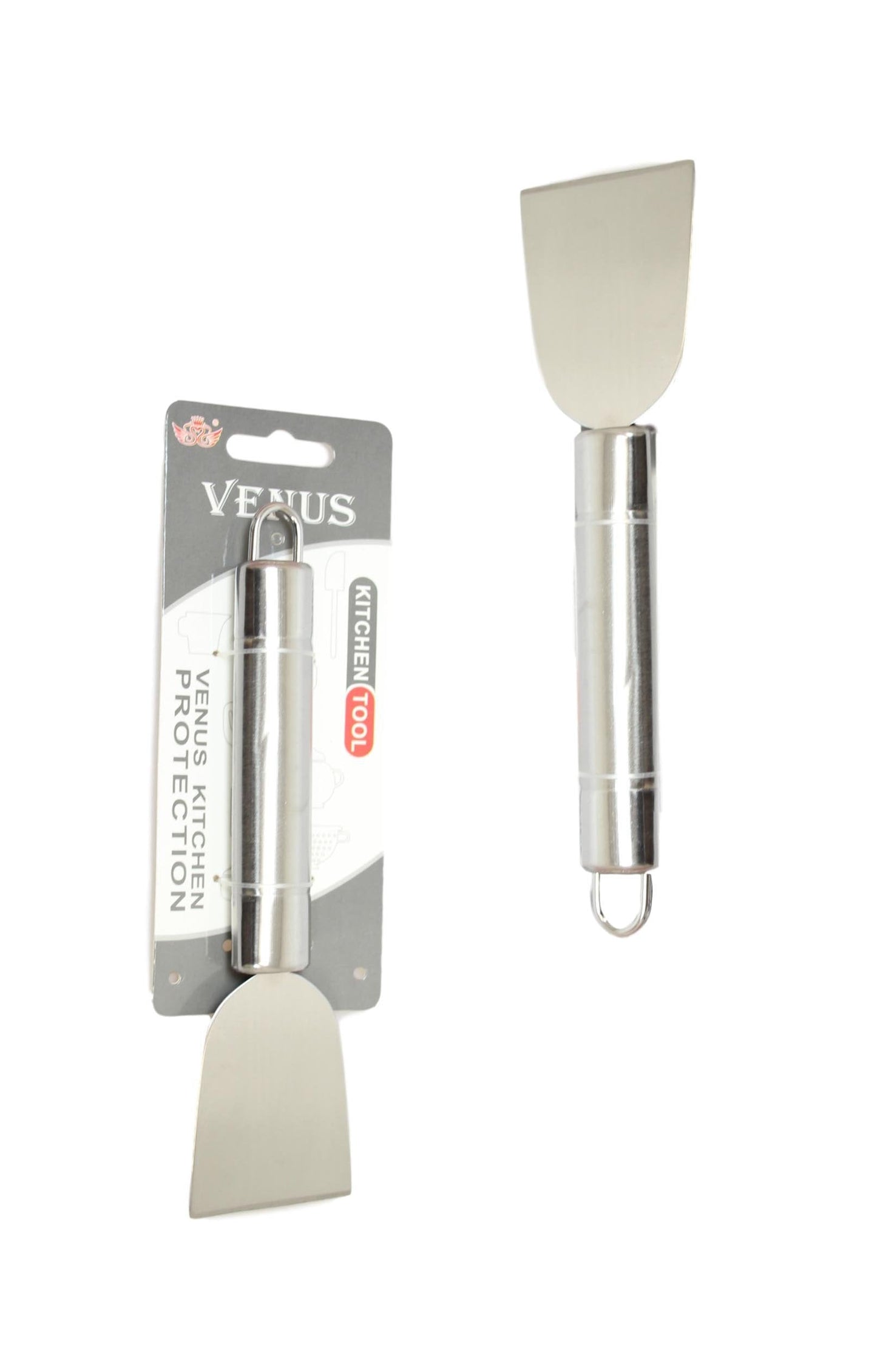 Stainless Steel Kitchen Small Spatula Food Prep Kitchen Tool 5546 (Large Letter Rate)