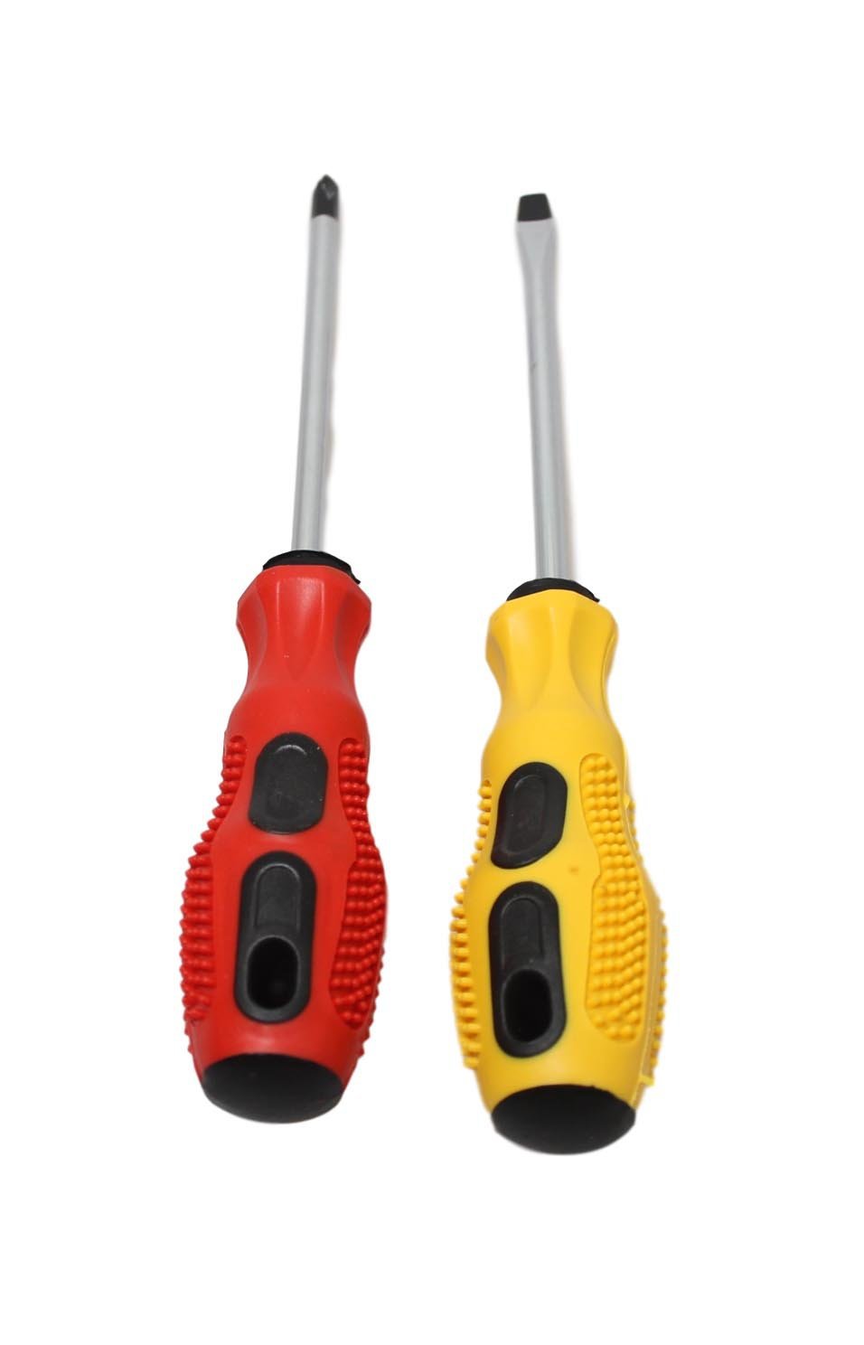 Assorted 2 Type Screwdriver Set Slotted and Cross Slot Screwdriver Set 15cm 5835