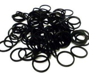 Small Elastic Hair Ties Bobbles Pack of 400 Assorted Colours 6320 A