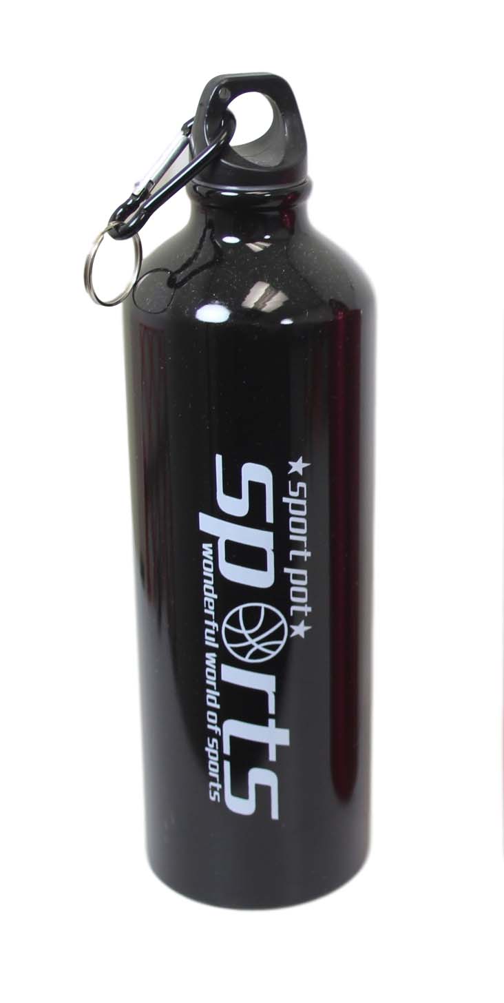 Metal Gym Sports Water Drinking Bottle 22 x 7 cm Assorted Colours 6486 A (Parcel Rate)