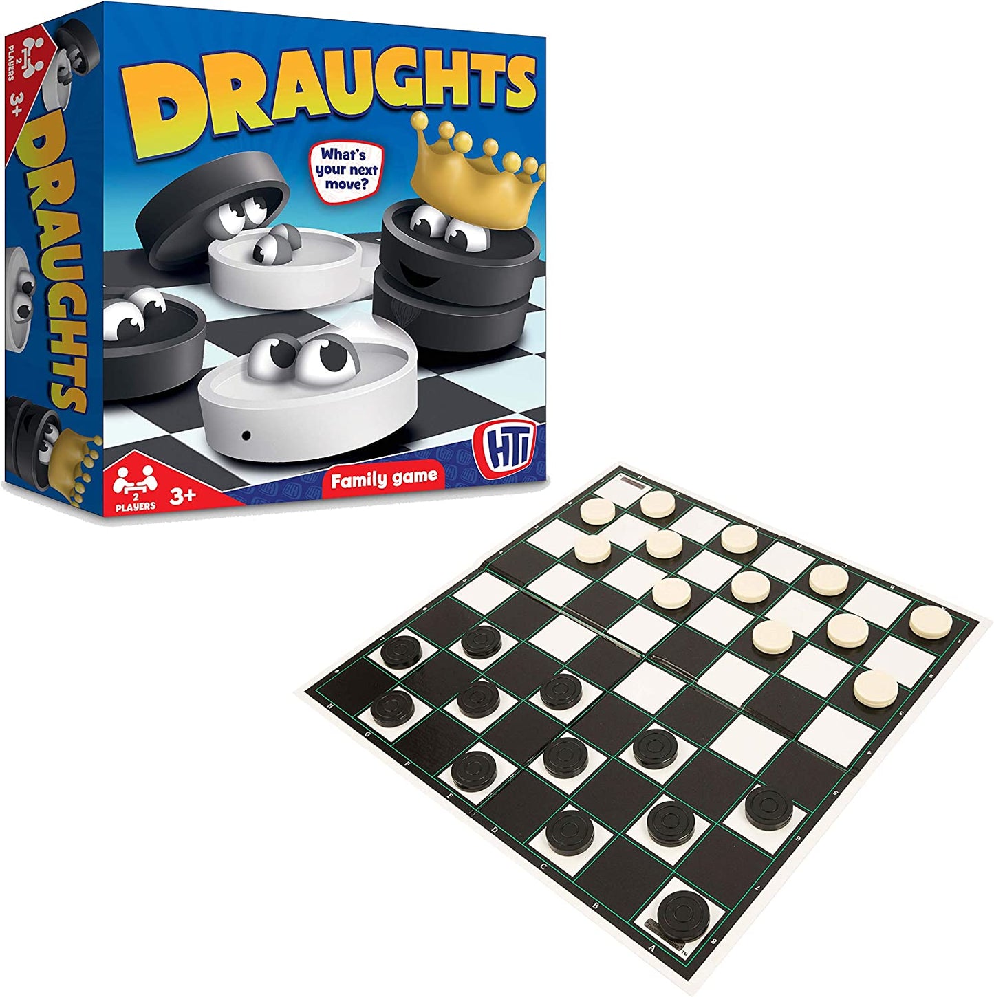 Children's Toy Classic Draughts Board Game 1374327