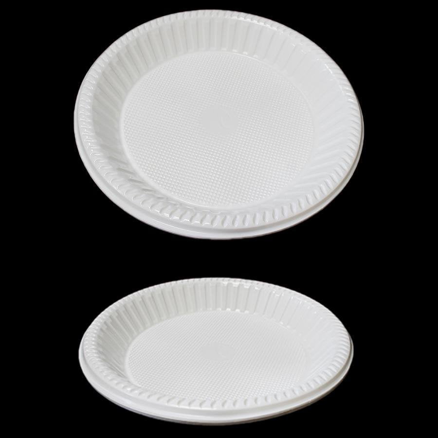 Plastic Plates - 26cm - Pack of 8 CD602 (Parcel Rate)