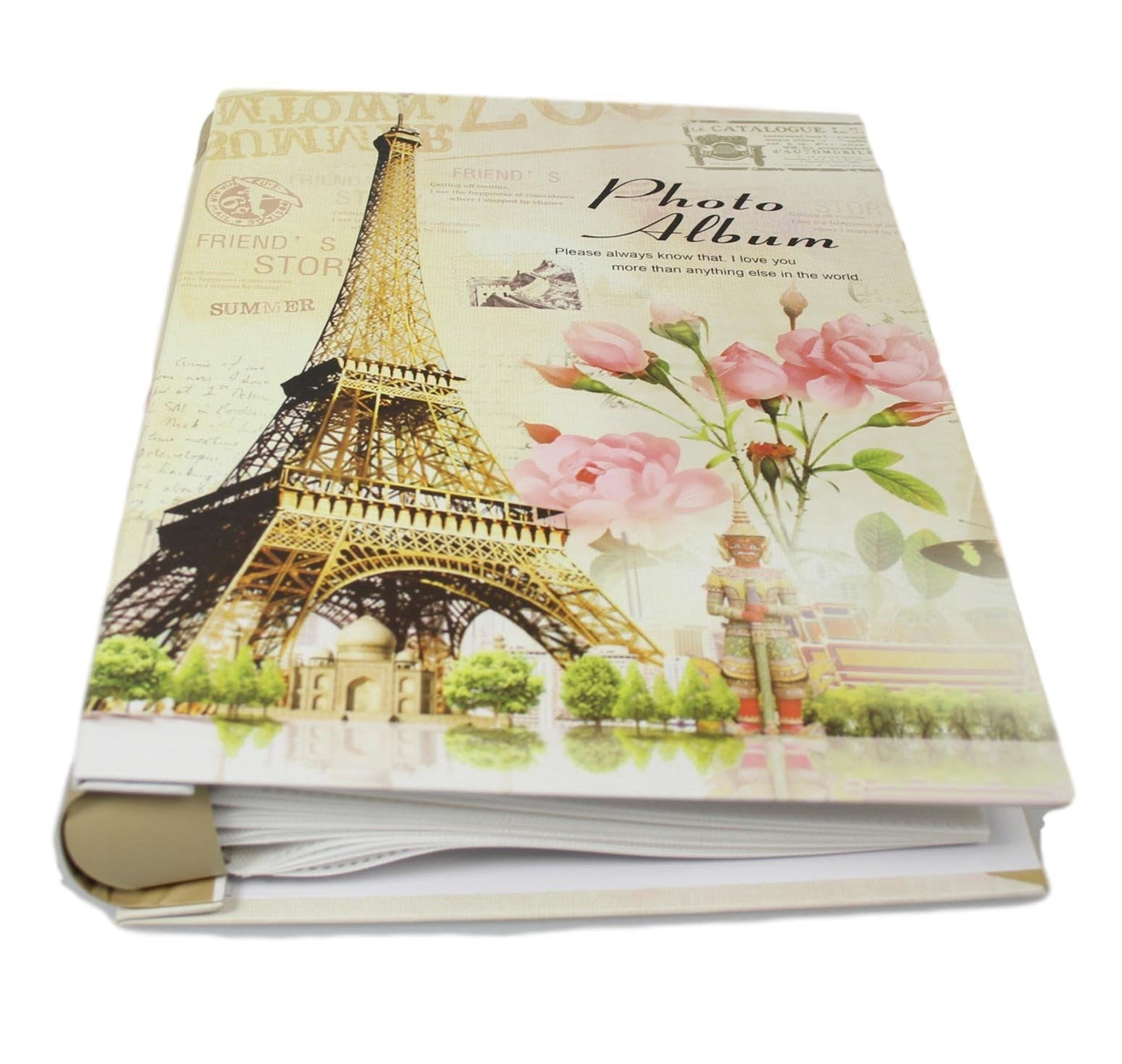 Paris Vintage Memories Wedding Birthday Photo Picture Album 4 x 6" Assorted Designs 5528 (Parcel Rate)