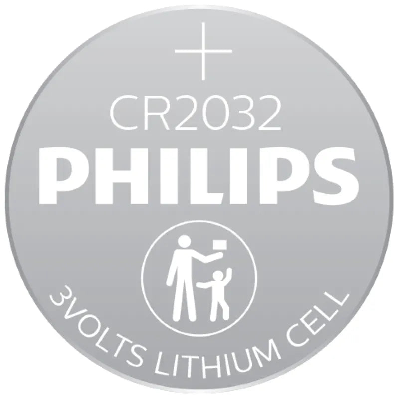 Philips Lithium Coin Battery 3V CR2032 x5 PHICR2032B5 A