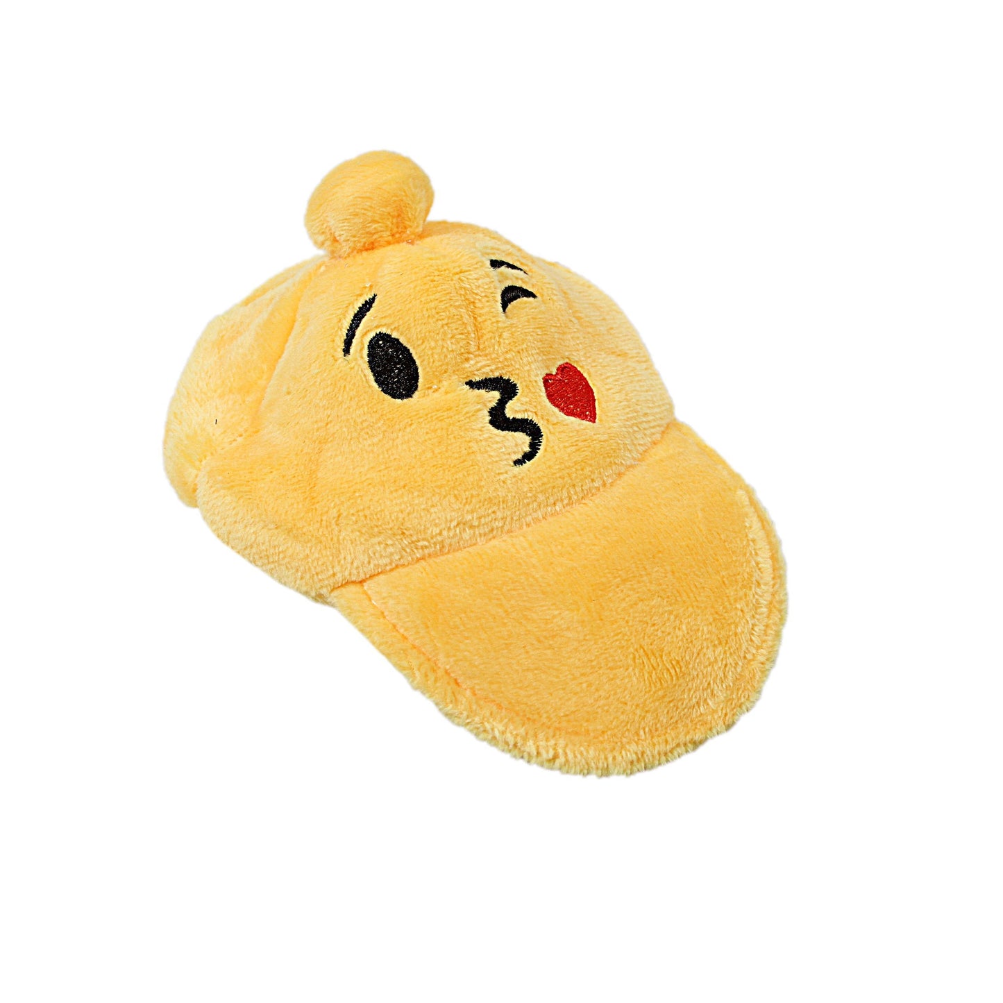 Emoji Soft Hat Cap Shaped Coin Purse 9 cm Assorted Designs 4956 (Parcel Rate)
