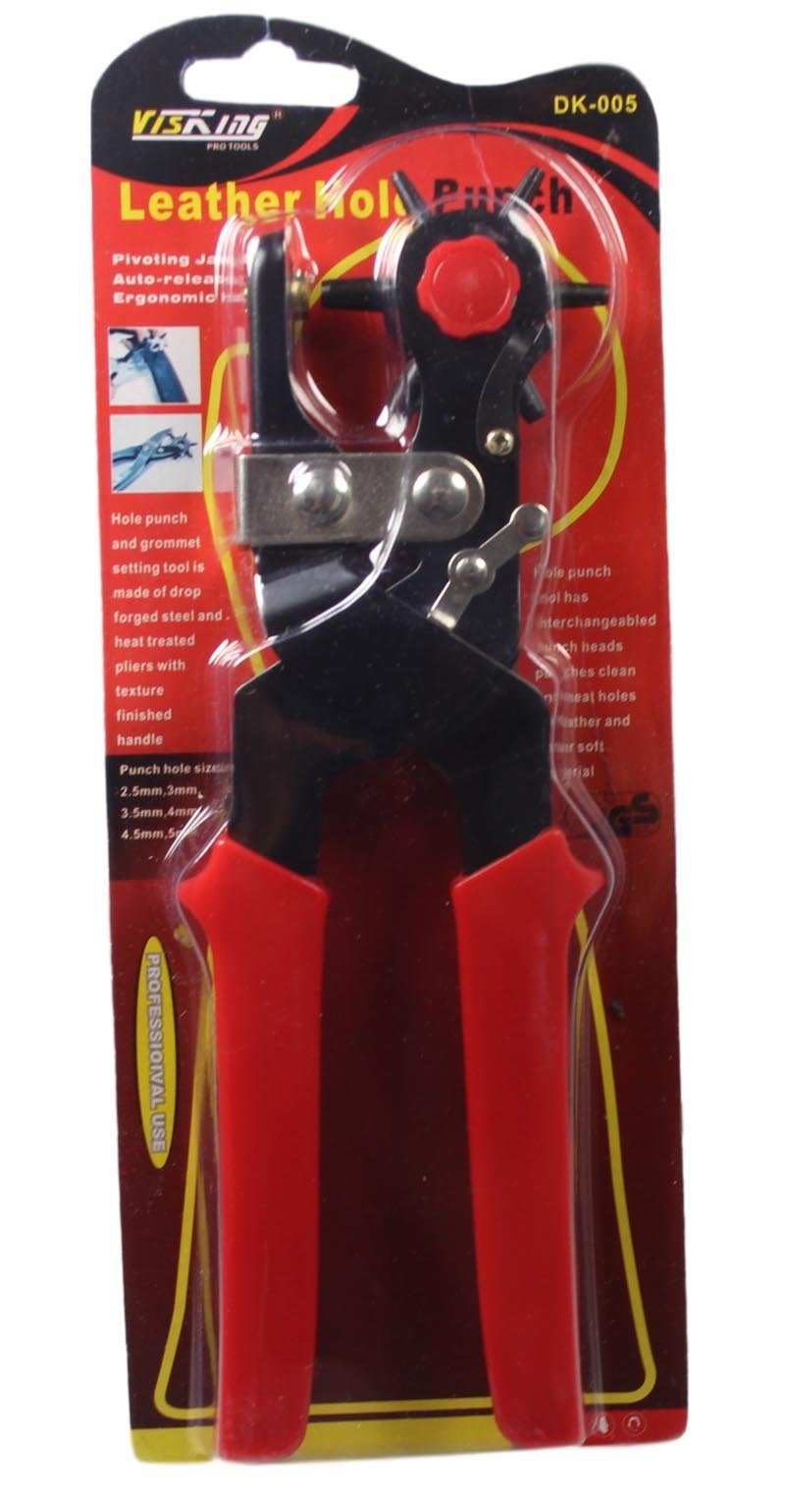 Revolving Leather Belt Hole Puncher Plier Puncher 2.5 - 5mm 5214 A (Parcel Rate)