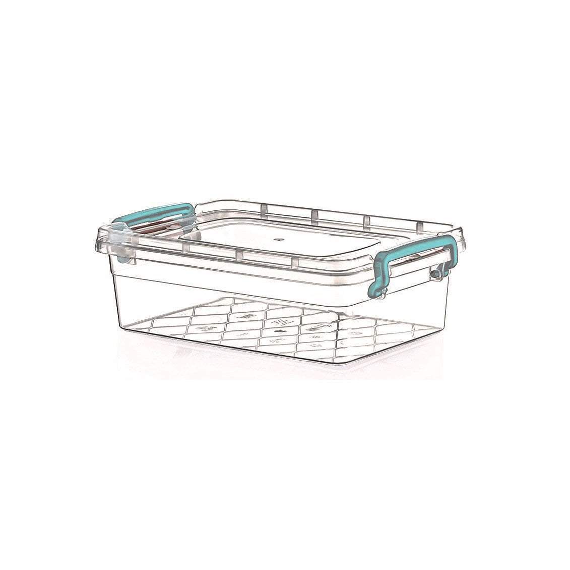 Clear Storage Container Midi Box With Handles 3.50 Litre AK245 (Parcel Rate)