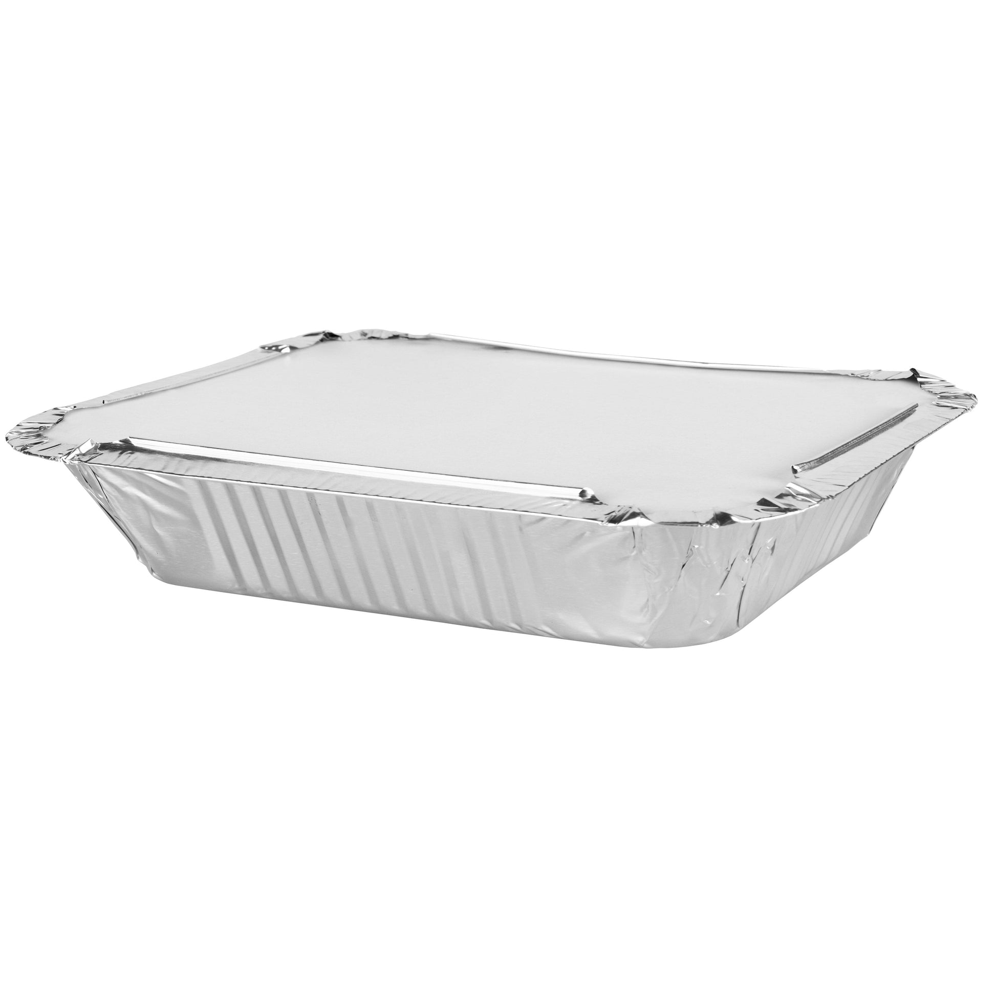 Aluminium Foil Food Roasting Tray with Lids Pack of 2 0263 (Parcel Rat