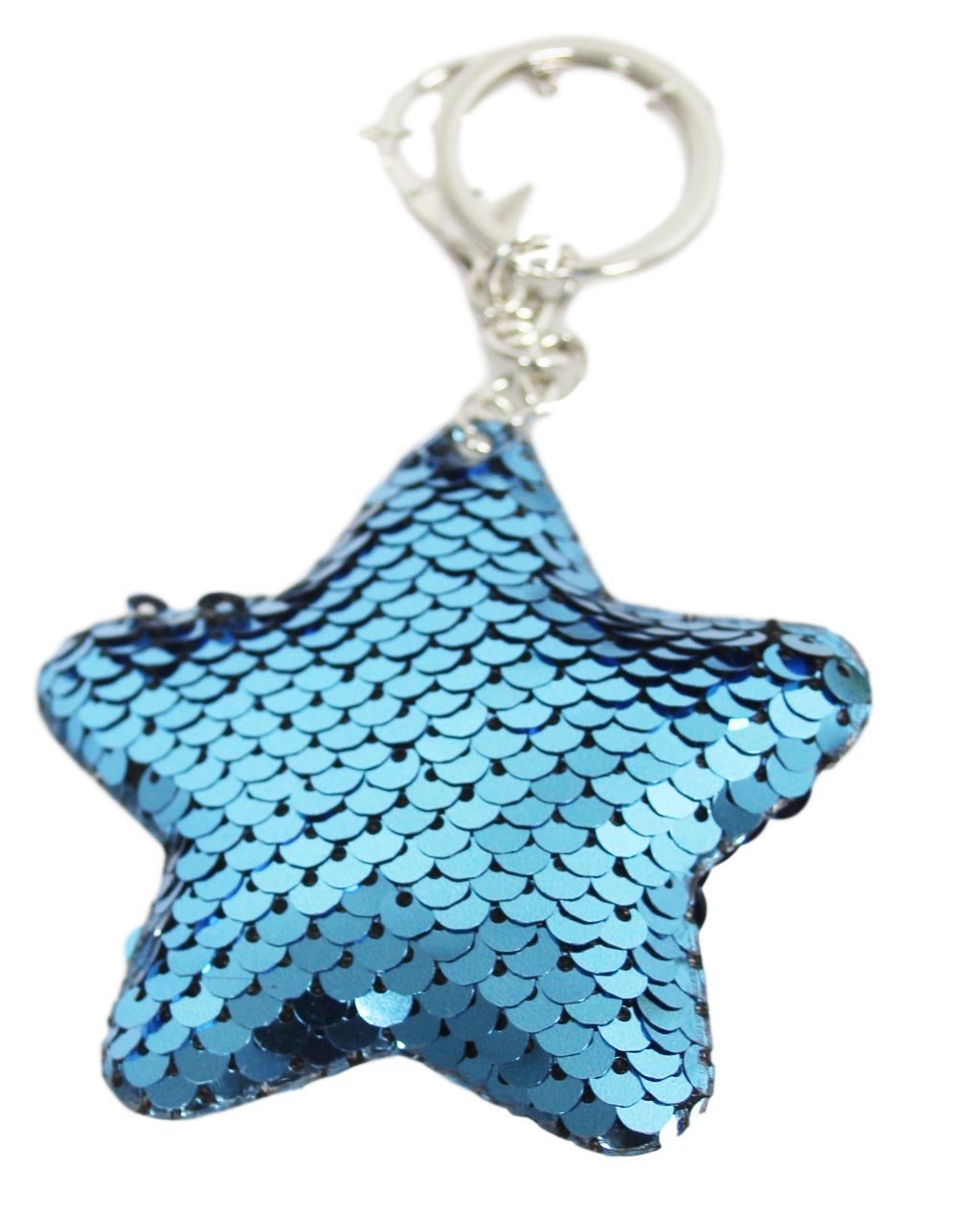 Soft Sequin Keychain 7 cm Assorted Designs and Colours 5432 (Large Letter Rate)