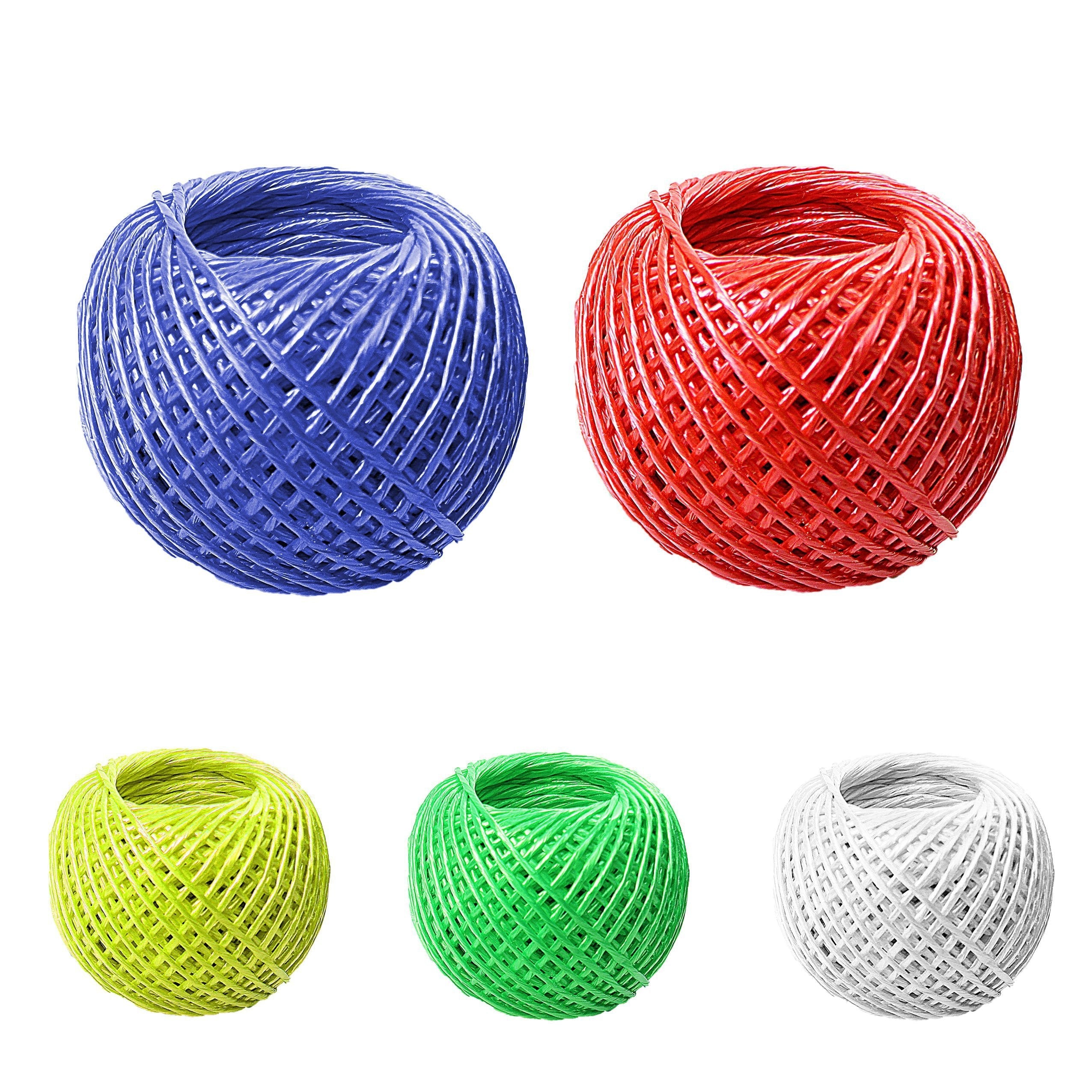 Coloured Twine String Rope 20m Assorted Colours 4023 (Parcel Rate ...