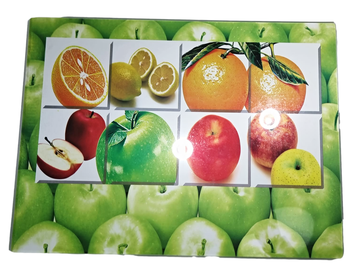 Glass Chopping Board Protects Worktops Heat Resistant Odour Stain Proof 30 x 40cm 2111 (Parcel Rate)