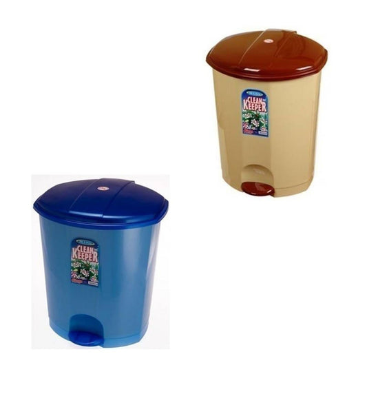 Home Kitchen Rubbish Pedal Bin Clean Keeper Mixed Colour Pedal Bin 18 Litre D01013/PB18