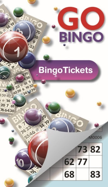 Go Paper Bingo Ticket Book 450 Tickets P2431 (Large Letter Rate)