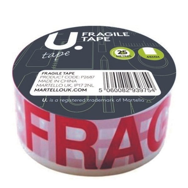Fragile Tape 25M Home Work DIY P2687