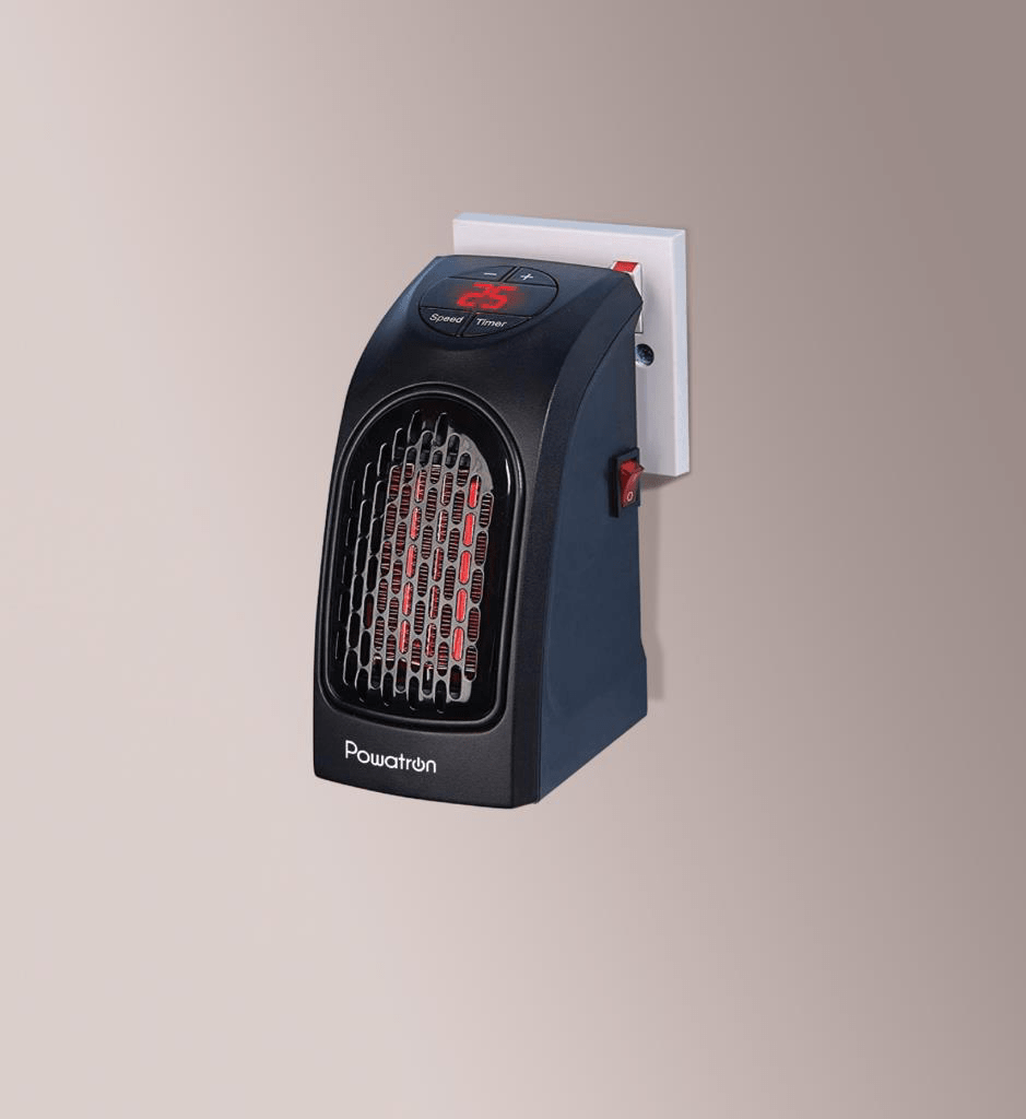 DGI Powatron Plug In Heater 400W 12.4 x 16.05 x 8.55 cm 1172 A (Parcel Rate)
